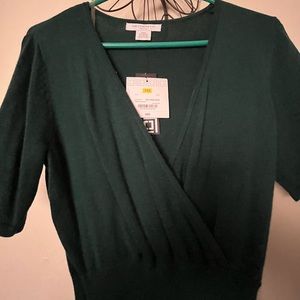 Women’s Liz Claiborne green dress | size Petite Medium